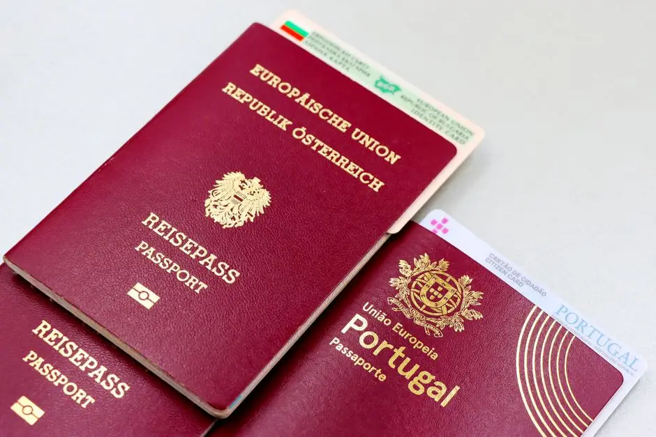 Passports representing EB-5 investor immigration to the United States